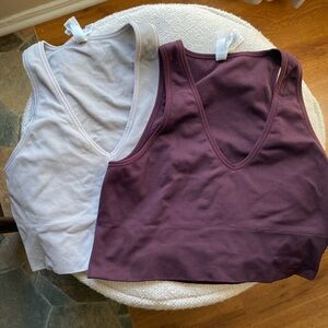 Set of 2 Athleta crop tops/bralettes